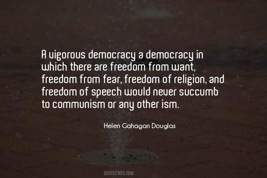 Freedom Democracy Quotes #109160