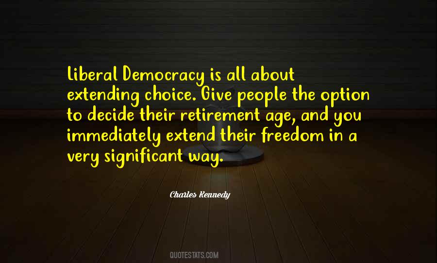 Freedom Democracy Quotes #204575