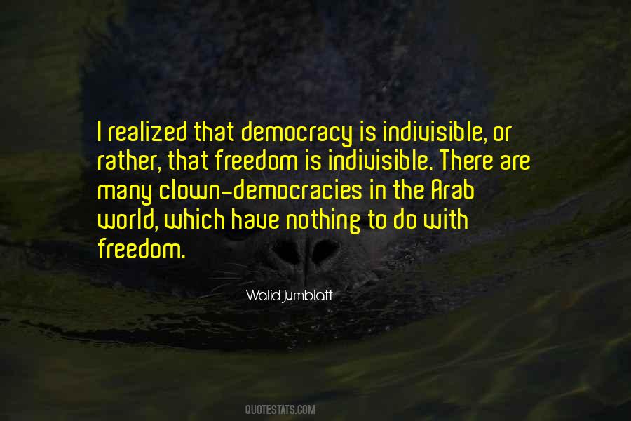 Freedom Democracy Quotes #216529