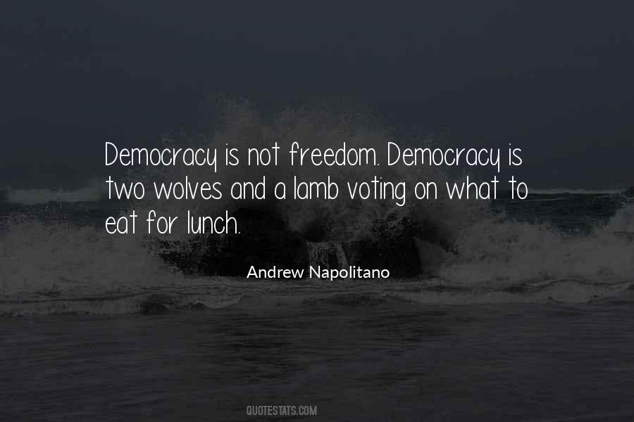 Freedom Democracy Quotes #441702