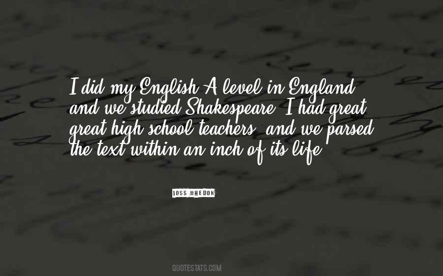 Quotes About School In English #1110789
