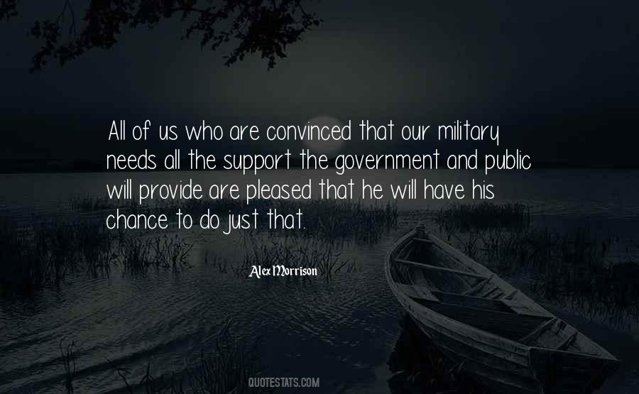 Support The Military Quotes #684006