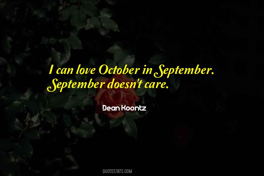Love September Quotes #1033639