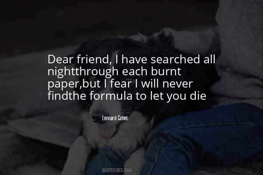 Death Friendship Quotes #1710822