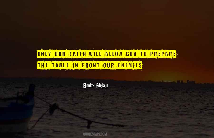 Quotes About God Prepare #775544