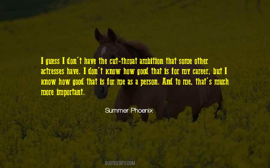 Career Is Important Quotes #1000317