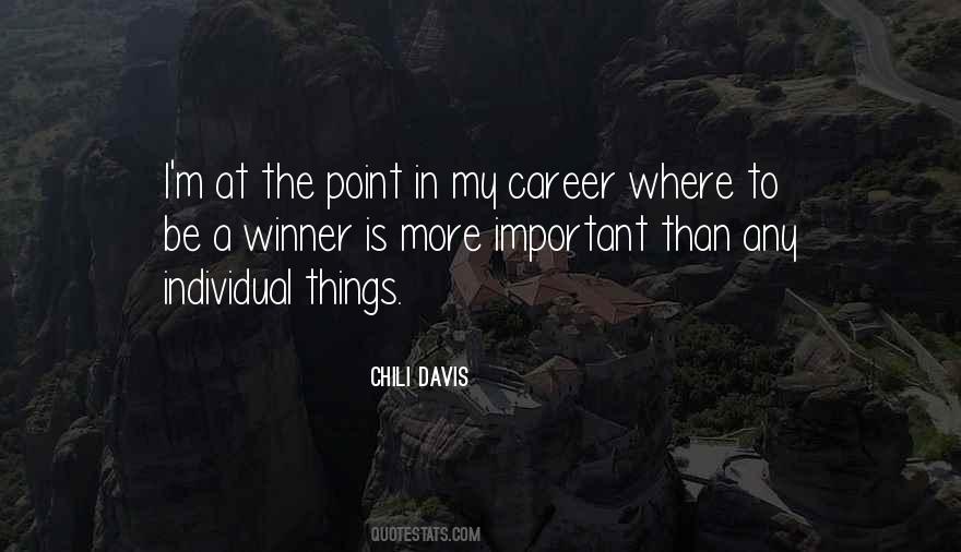 Career Is Important Quotes #486014