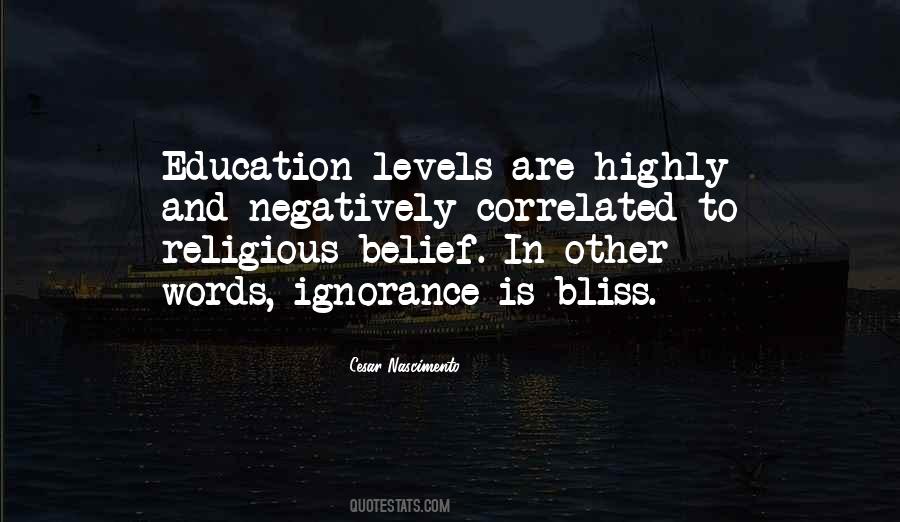 Religion Ignorance Quotes #1017424