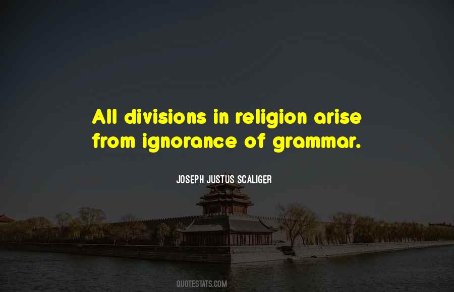 Religion Ignorance Quotes #1345117