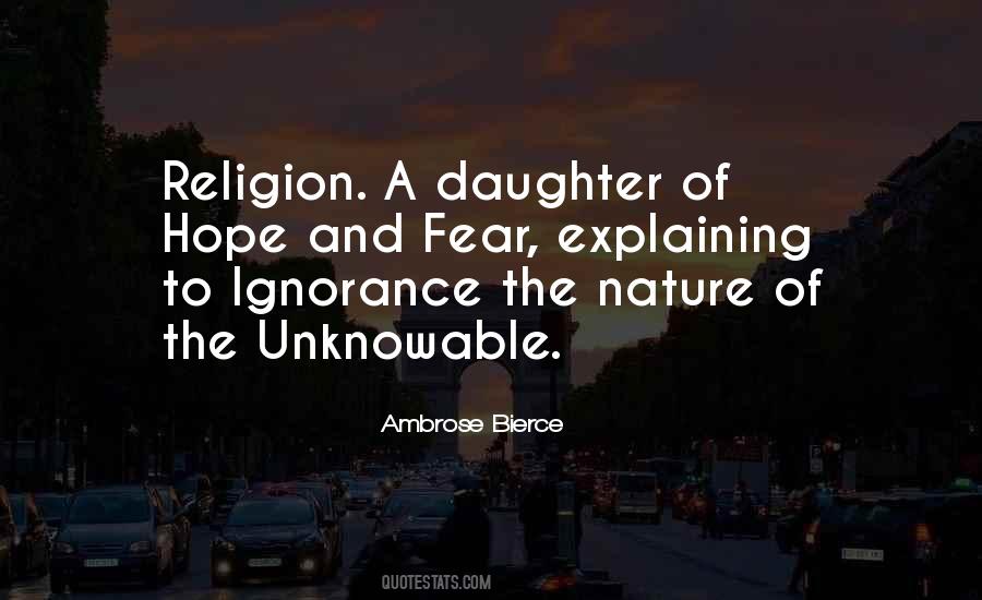 Religion Ignorance Quotes #388118