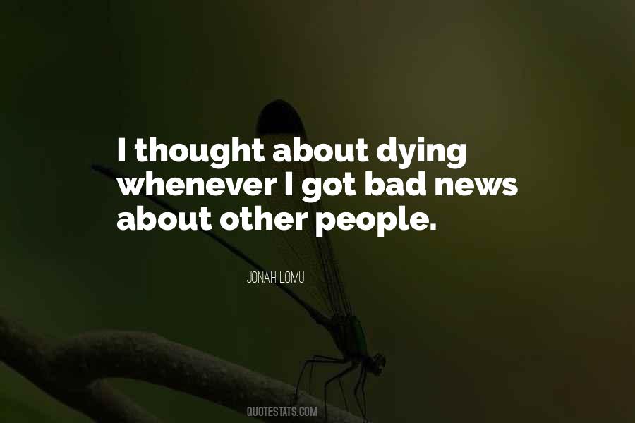 About Dying Quotes #1062196