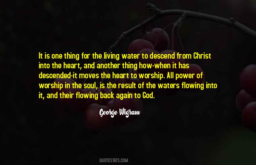 Quotes About The Living Water #1439945