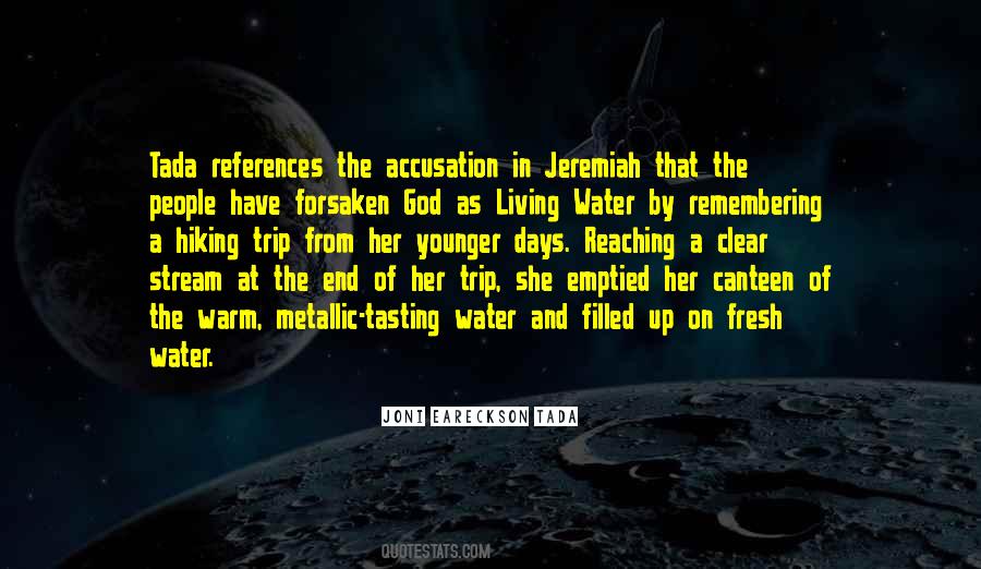 Quotes About The Living Water #867093