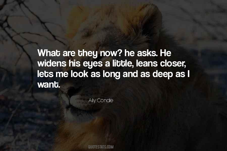 Quotes About Deep Look #728586