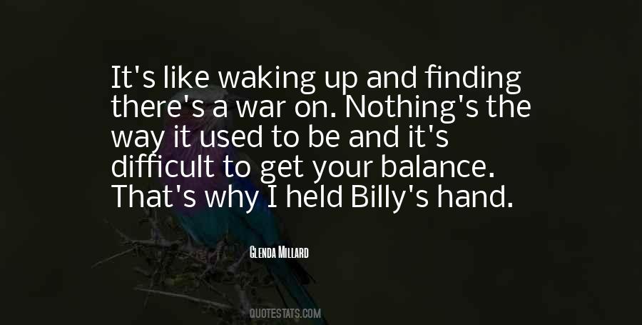 Finding A Balance Quotes #238605