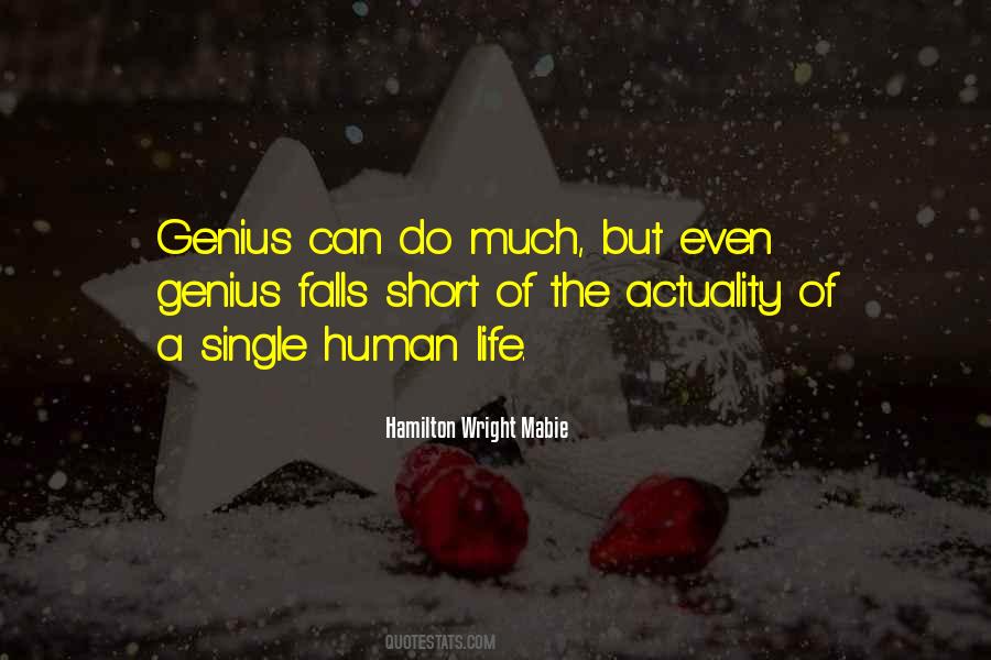 Short Genius Quotes #664962