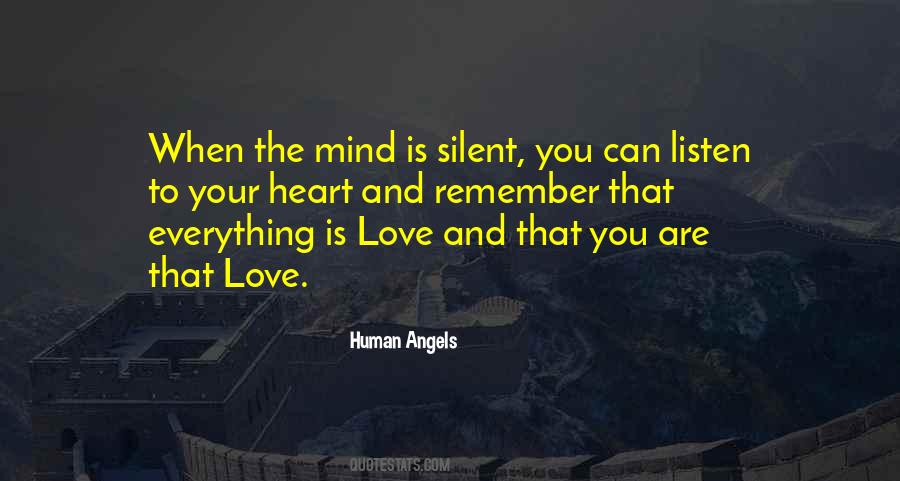 Silence Mind Quotes #1854623