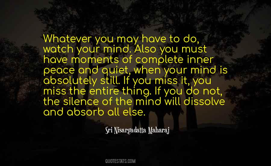 Silence Mind Quotes #673611