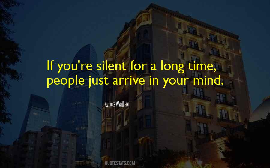 Silence Mind Quotes #844927