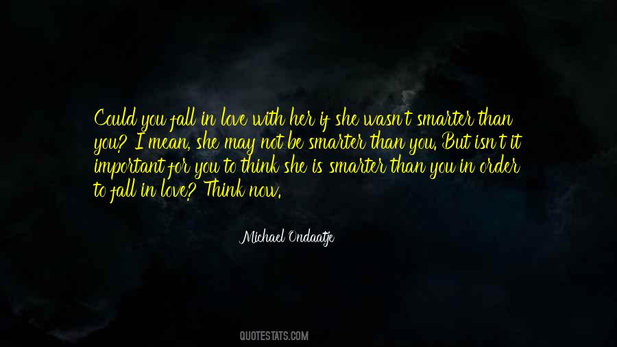 She Is In Love Quotes #1002351