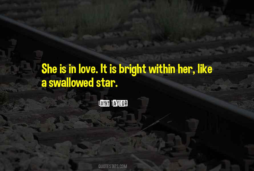 She Is In Love Quotes #738349
