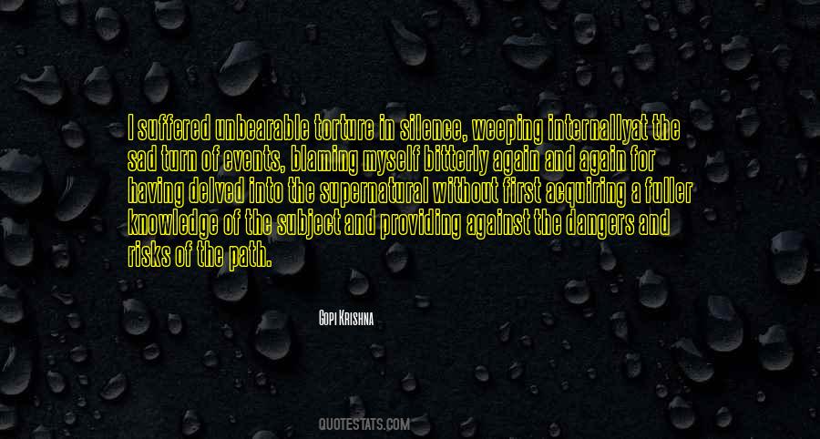 Turn Of Events Quotes #1181721