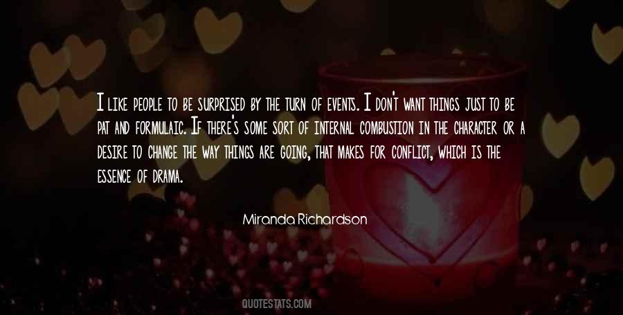 Turn Of Events Quotes #418432