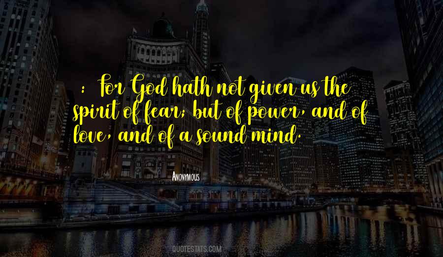 Quotes About The Power Of Sound #1016189
