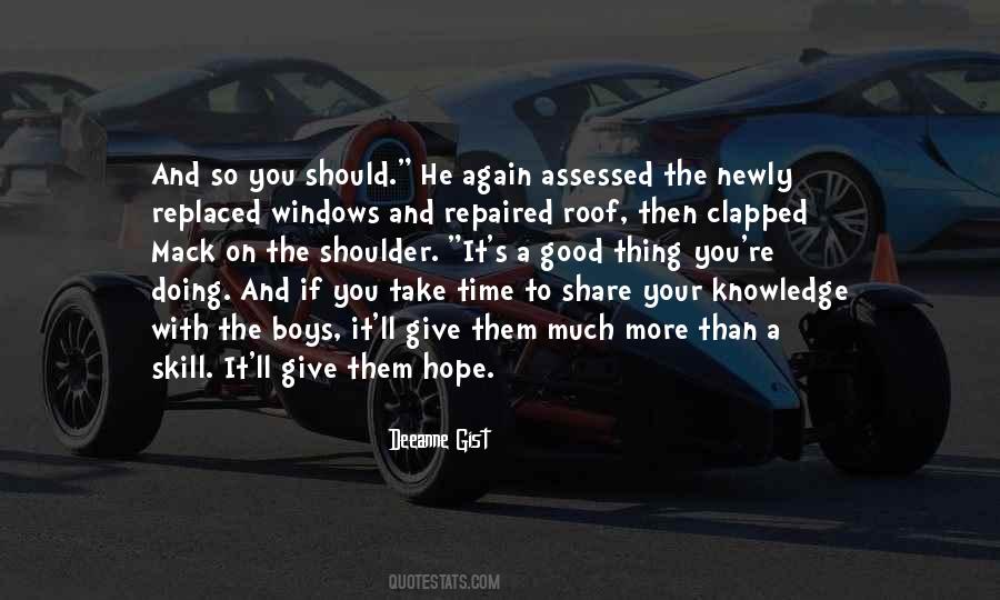 Give Them Time Quotes #10906