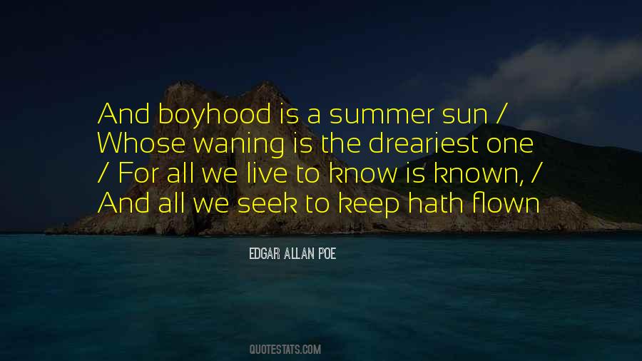 Quotes About The Summer Sun #1118845