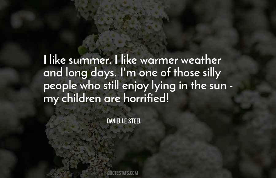 Quotes About The Summer Sun #1216646