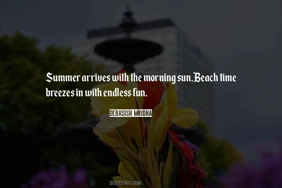 Quotes About The Summer Sun #892398