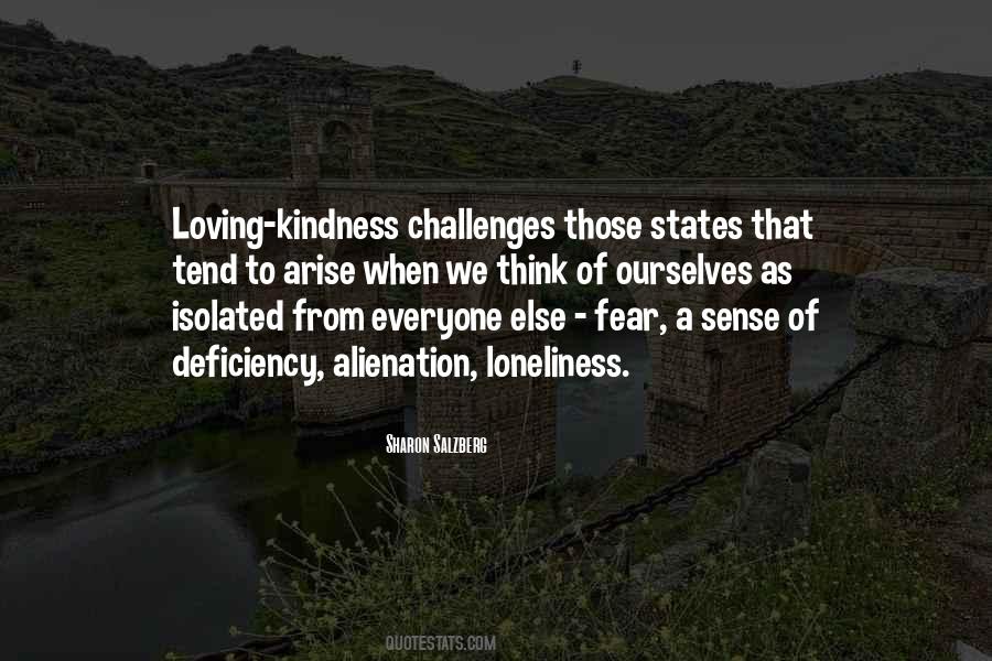 Fear Loneliness Quotes #1352658