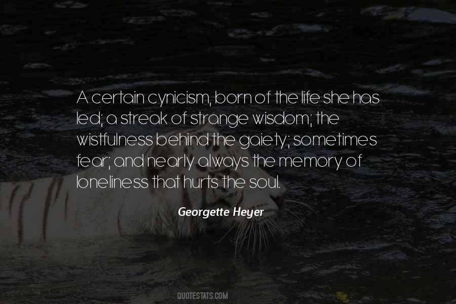 Fear Loneliness Quotes #1747378