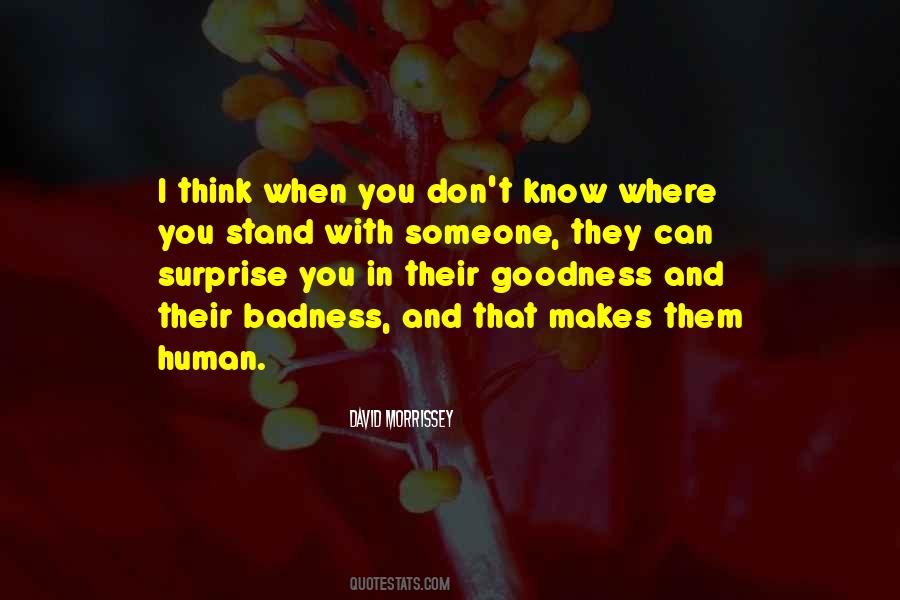 Know Where You Stand With Someone Quotes #562693