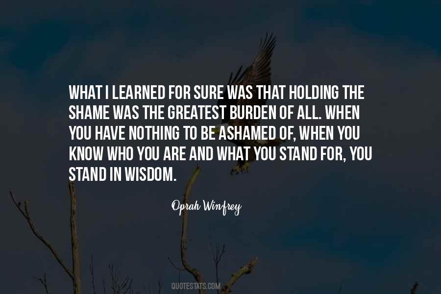 Know Where You Stand With Someone Quotes #71160