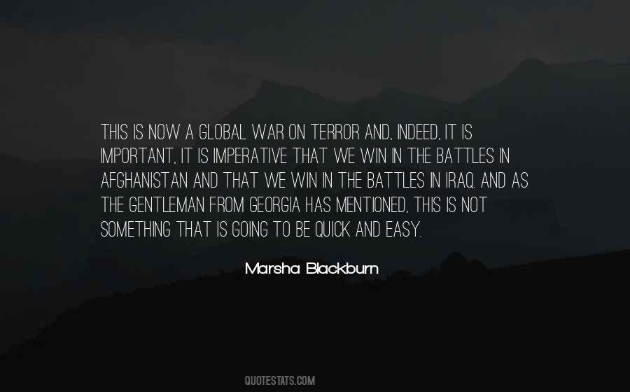 Quotes About The Global War On Terror #760683