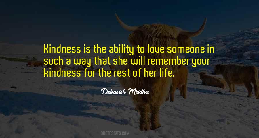 Her Kindness Quotes #878928