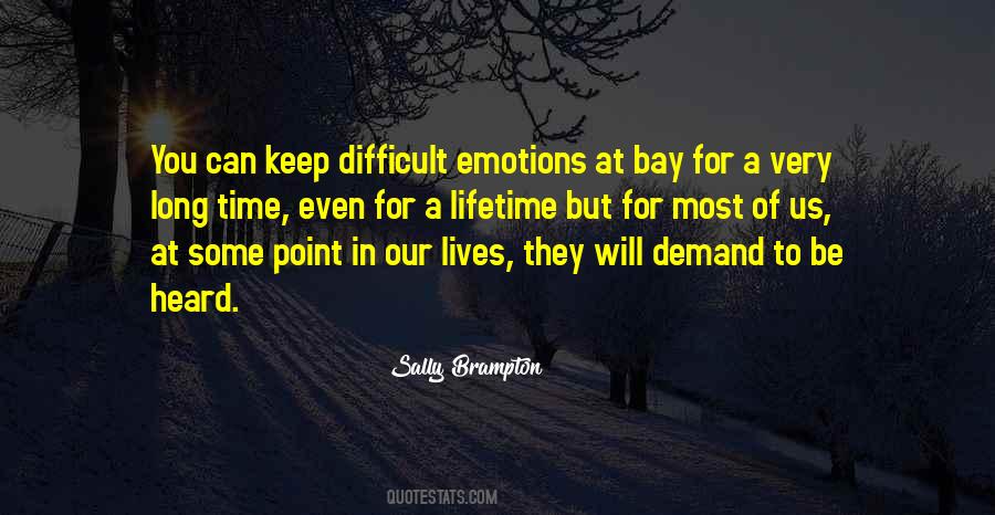 Quotes About Most Difficult Time #118620