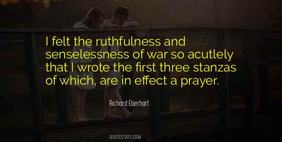 Effect Of War Quotes #1214047