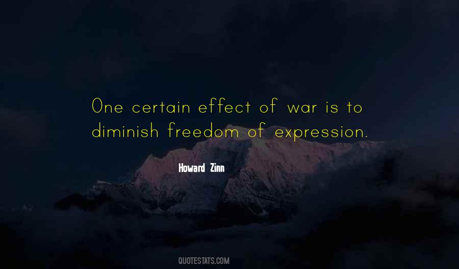 Effect Of War Quotes #314573