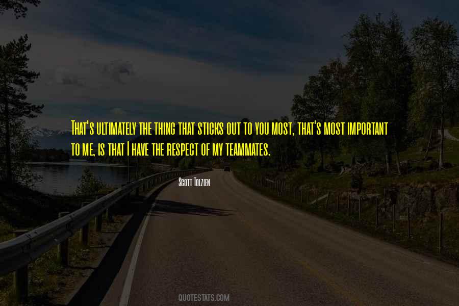 I Respect Me Quotes #481250