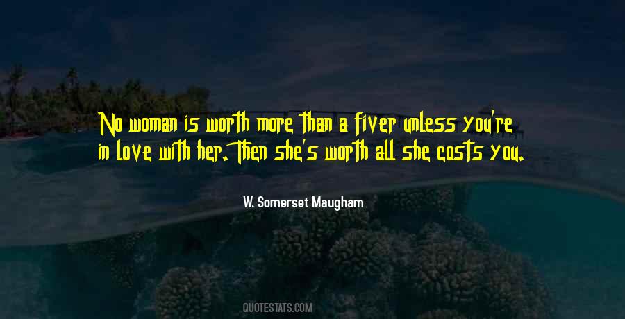 Worth Woman Quotes #100844
