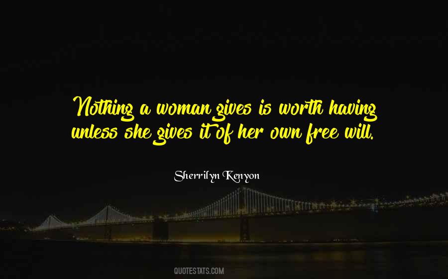 Worth Woman Quotes #1245426