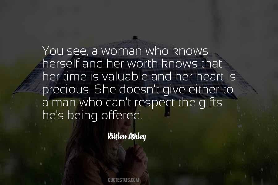 Worth Woman Quotes #679651
