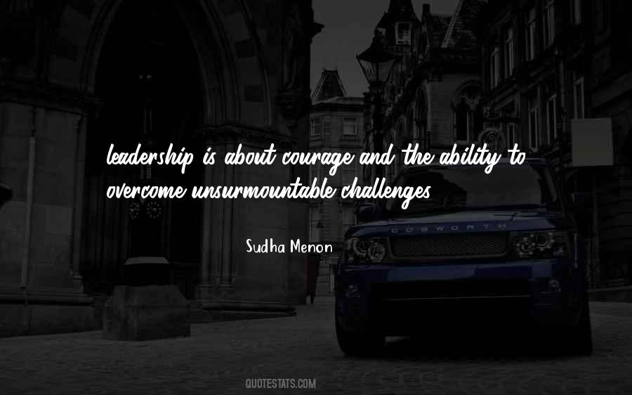 Leadership Challenges Quotes #719480