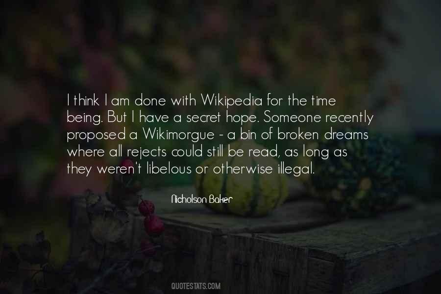Still Broken Quotes #1391370