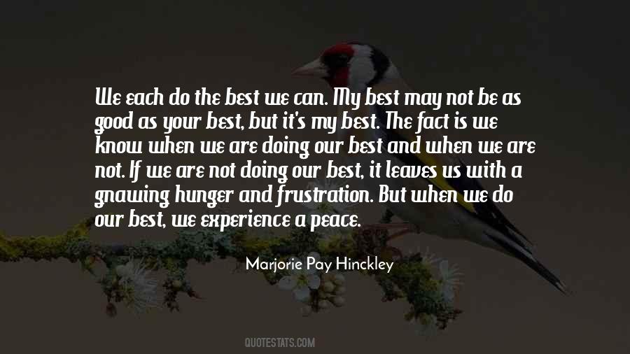 We Are Doing Our Best Quotes #1598576