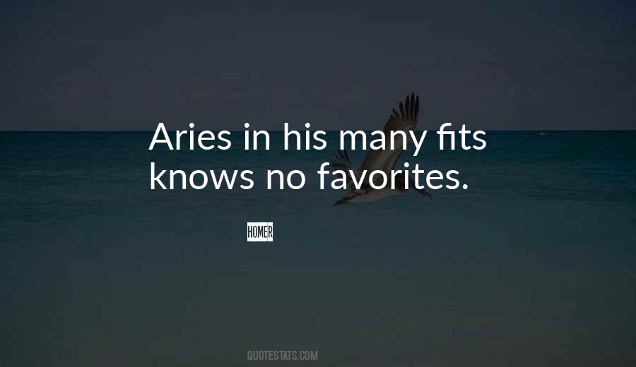 I Am An Aries Quotes #44805
