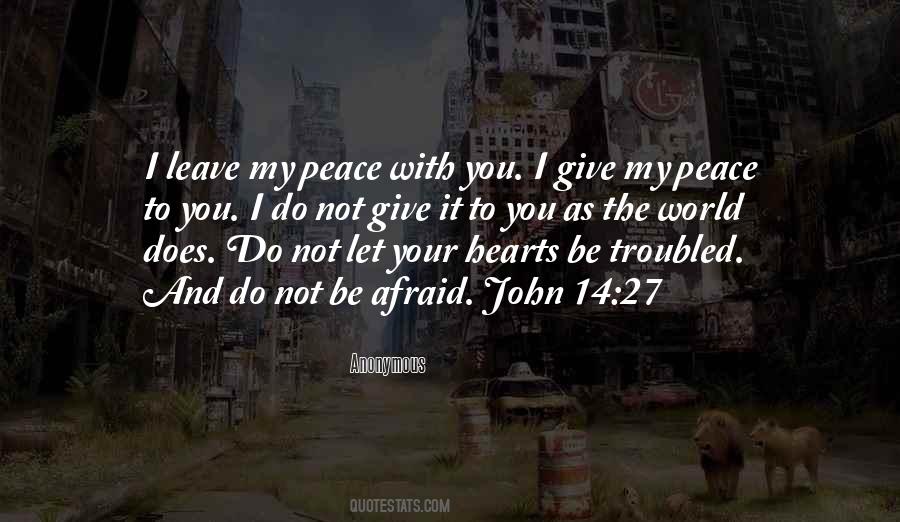 Peace With You Quotes #1795250